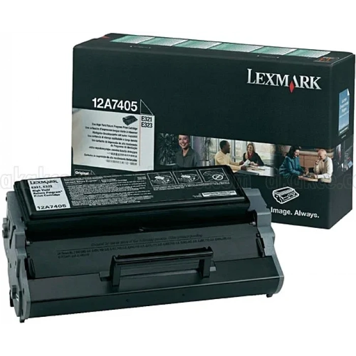 Outlet Lexmark 12a7405 Siyah Orjinal Toner 6000 Sayfa (e321 E323)