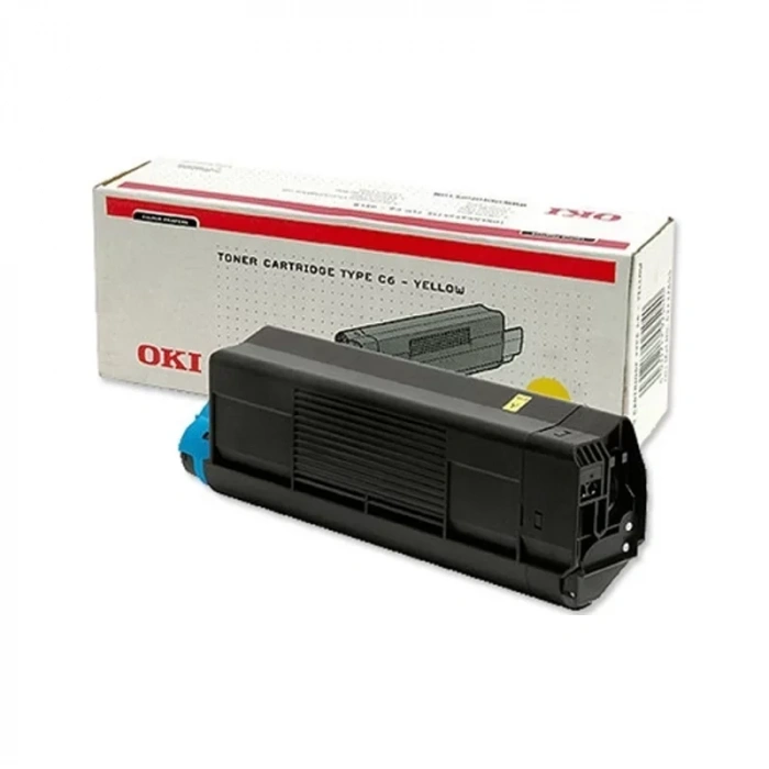 Outlet Oki 42804578 Sarı Orjinal Toner 3000 Sayfa Yüksek Kapasite (c3200 C3200n)
