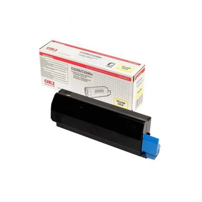 Outlet Oki 43034813 Sarı Orjinal Toner 1500 Sayfa (c3200)