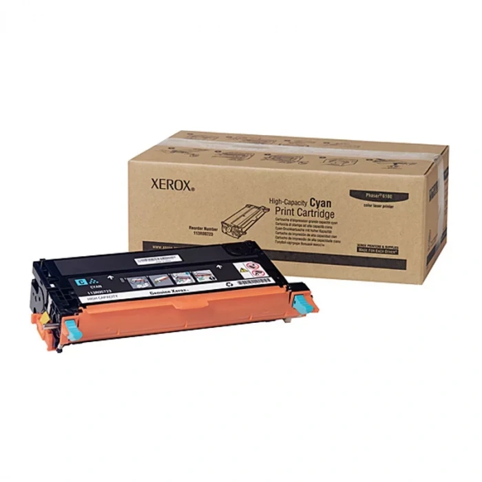 Outlet Xerox 113r00723 Mavi Orjinal Toner 6000 Sayfa Yüksek Kapasite (phaser 6180 6180mfp)