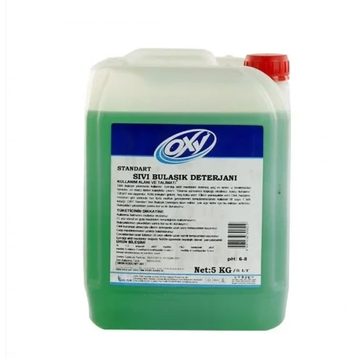 OXY Bulaşık Deterjanı 5 Kg (1 Adet)