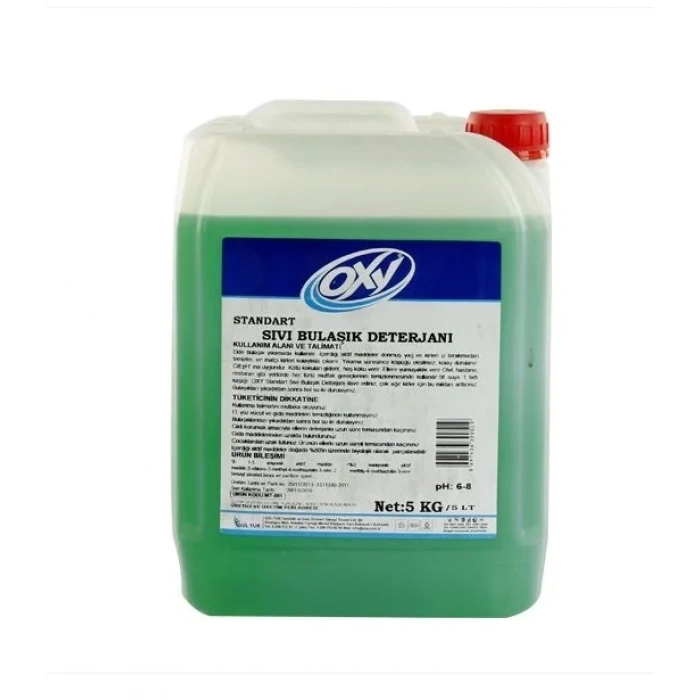 OXY Bulaşık Deterjanı 5 Kg (4 Adet)