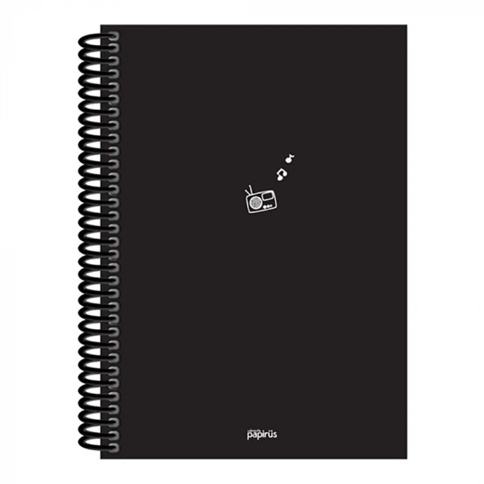 Papirüs Kraft Spr. Sert Kapak Bloknot 19X27 80 yp. Çizgili