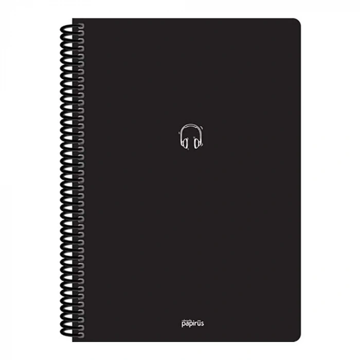 Papirüs Kraft Spr. Sert Kapak Bloknot 19X27 80 yp. Çizgili