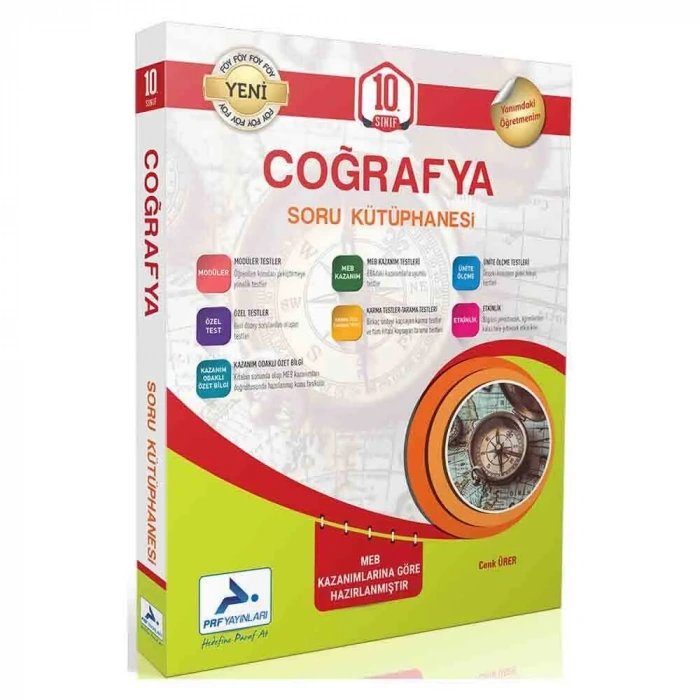 Paraf 10. Sınıf Coğrafya Soru Kütüphanesi