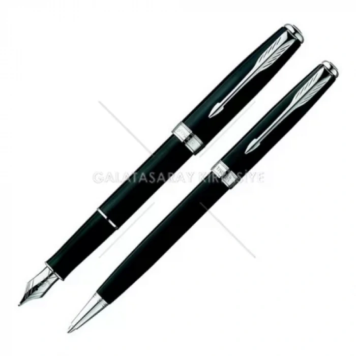 Parker Dolmakalem + Tükenmez Sonnet Lake Siyah Ct