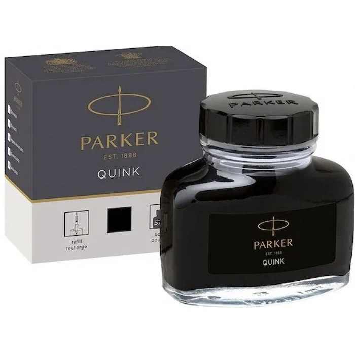 Parker Quink Dolma Kalem Mürekkebi 57 ml. SİYAH
