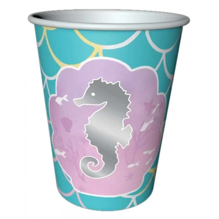 Parlayan Deniz Kızı 8 Li Bardak