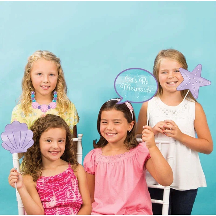 Parlayan Deniz Kızı Fotoğraf Çekme Aksesuarı 10 Adet