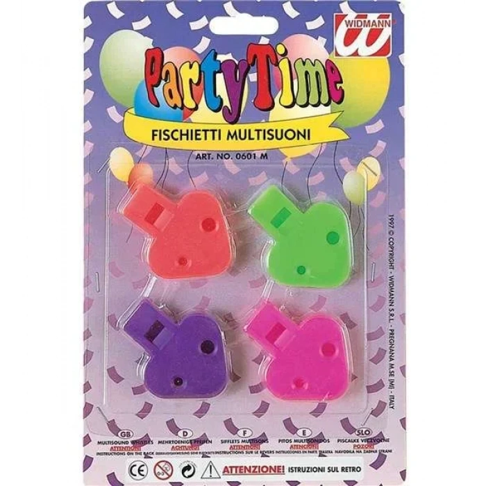 Parti Düdüğü Eğlencelik Hadiyelik Ürün 4 Adet