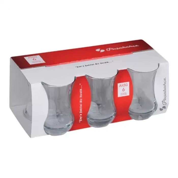 Paşabahçe Aida Optikli Çay Bardağı (6 Lı Takım)