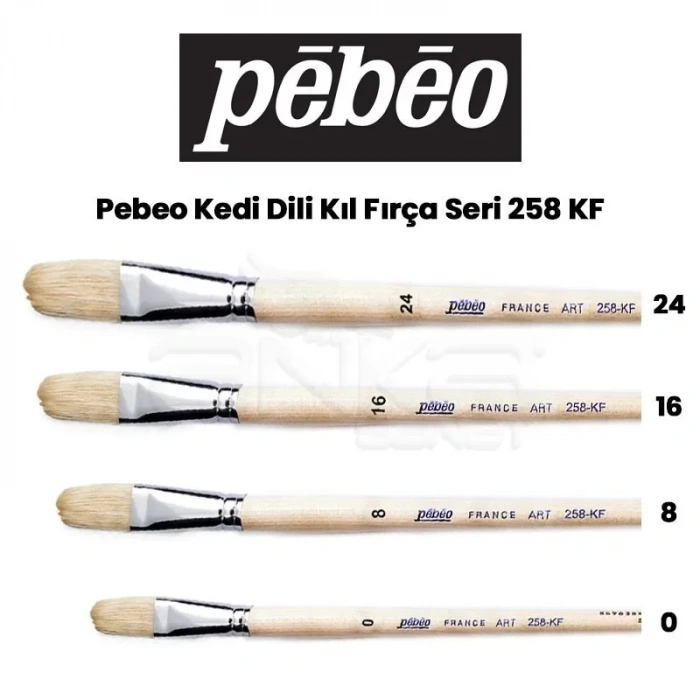 Pebeo 258kf Seri Kedi Dili Fırça