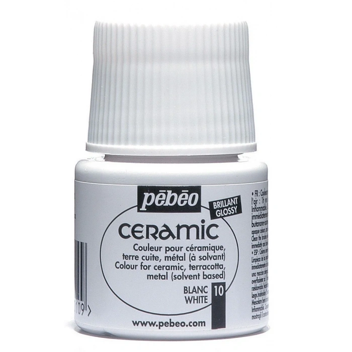 Pebeo Ceramic Seramik Boyası 45ml 10 White