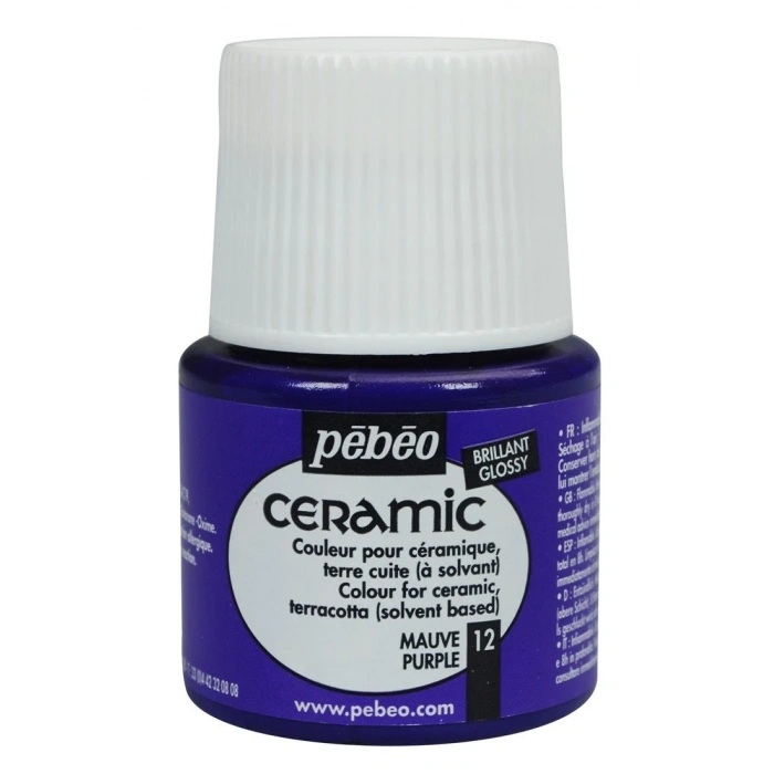 Pebeo Ceramic Seramik Boyası 45ml 12 Mauve Purple