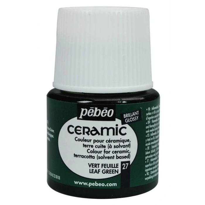 Pebeo Ceramic Seramik Boyası 45ml 27 Leaf Green