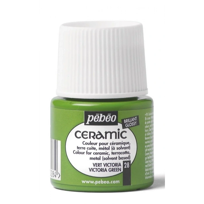 Pebeo Ceramic Seramik Boyası 45ml 28 Victoria Green