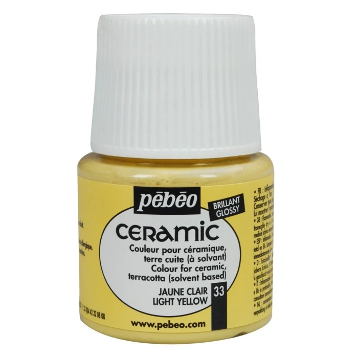 Pebeo Ceramic Seramik Boyası 45ml 33 Light Yellow