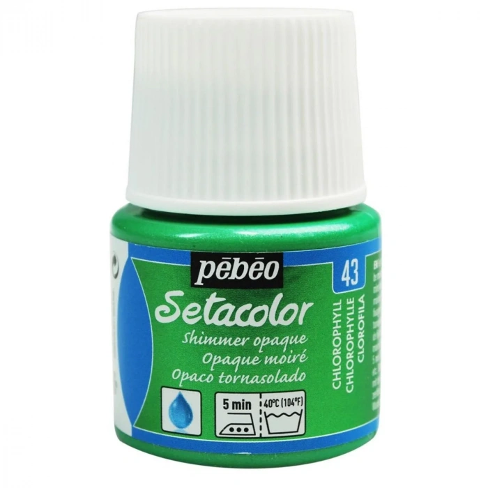 Pebeo Setacolor Opak Kumaş Boyası 45ml 43 Shimmer Chloropyl