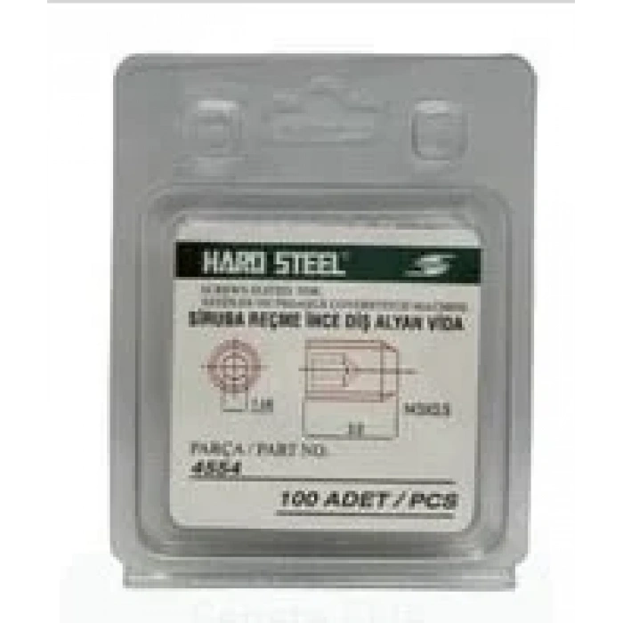 Pegasus Reçme Alyan İğne Vidası Siyah / 4554 100ADET