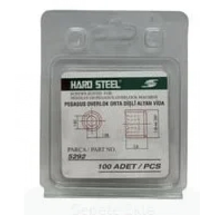 Pegasus Reçme Alyan İğne Vidası Siyah / 5292 100ADET