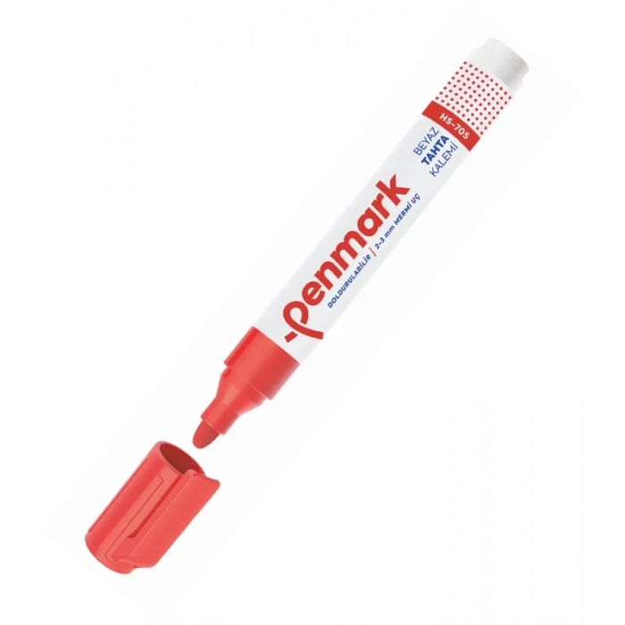 Penmark Hs-305-03 Beyaz Tahta Kalemi Kırmızı