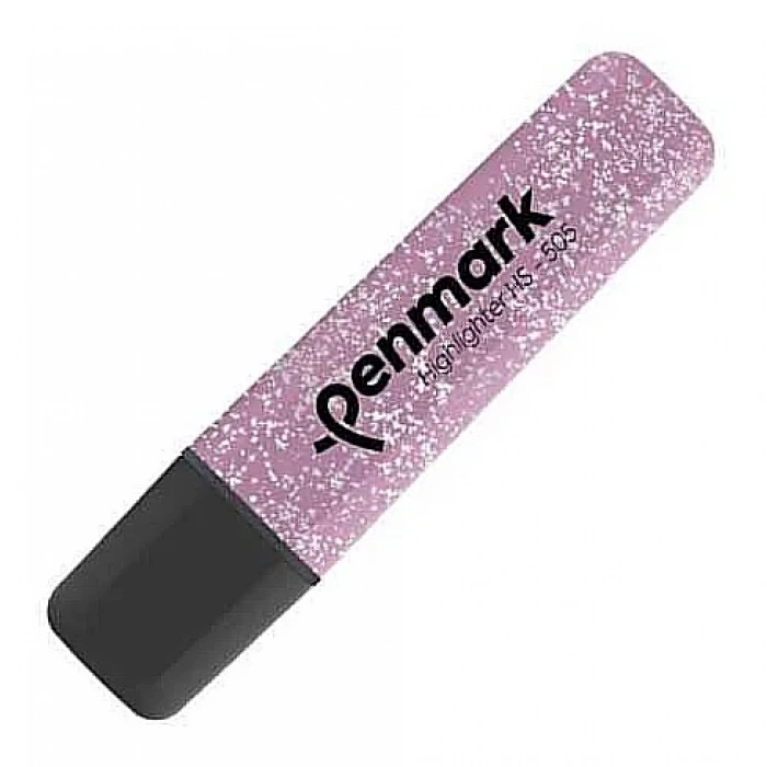 PENMARK HS-505-15 FOSFORLU KALEM METALİK SİMLİ GÜL PEMBE