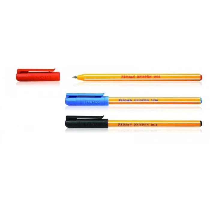 Pensan 1010 Ofispen Tükenmez Kalem 1.0 Kırmızı