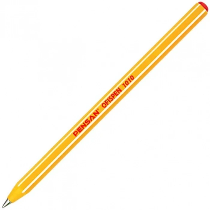 Pensan 1010 Ofispen Tükenmez Kalem 1.0 mm KIRMIZI