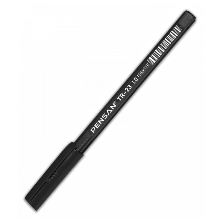Pensan 2023 Tr-23 Üçgen Tükenmez Kalem 1.0 Siyah