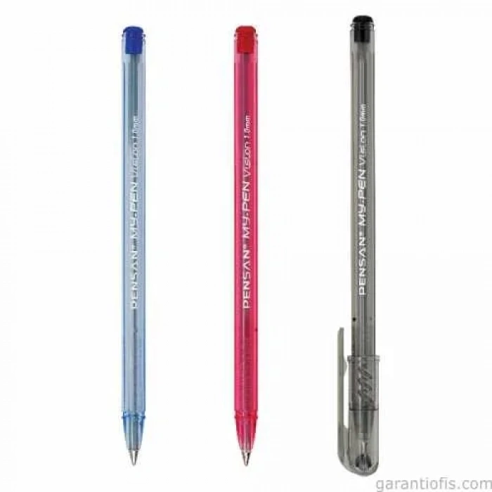 Pensan 2210 My-Pen Kırmızı Tükenmez Kalem (25 li Paket)