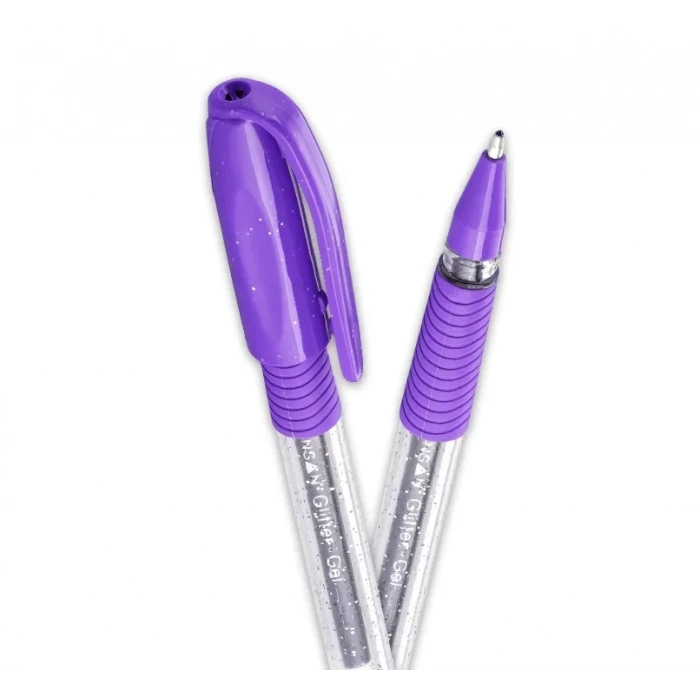 PENSAN GLITTER GEL MOR/VİOLET KALEM SİMLİ 22280