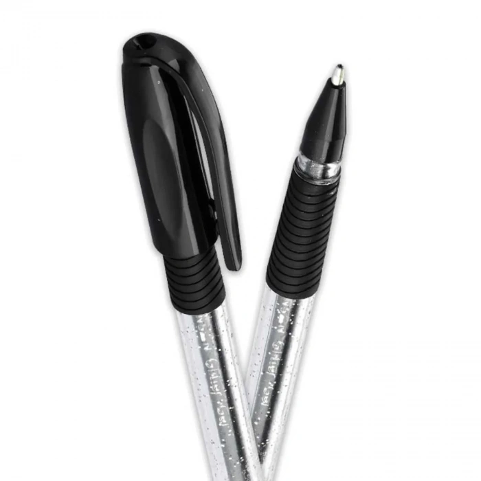 Pensan Glıtter Gel Siyah Kalem Simli 22280