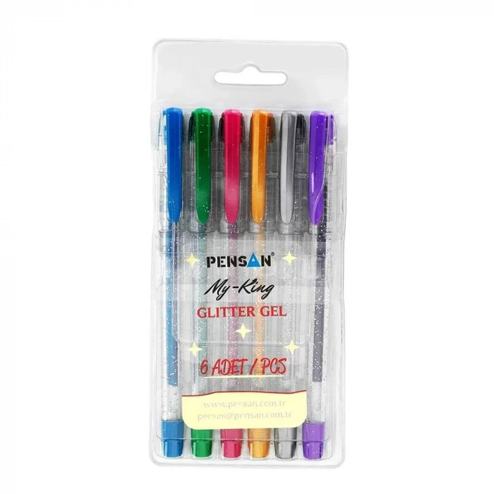 Pensan Jel Kalem Simli 6lı