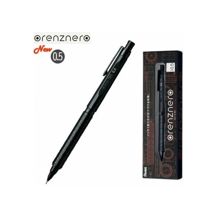 Pentel Orenz Nero Karbon Gövde Mekanik Versatil Kalem 0.5 mm SİYAH