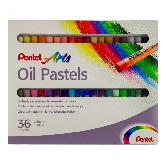 Pentel Yağlı Pastel Boya 36lı
