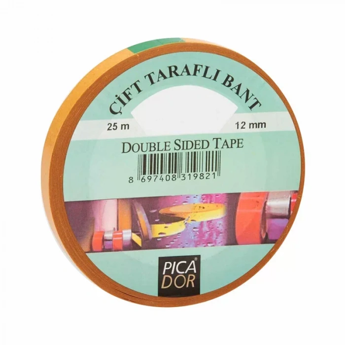 Picador 12 Mm X 25 Mt Çift Taraflı Bant Kl 003