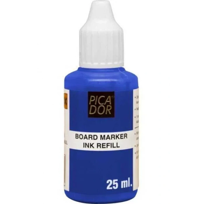 Picador 158 Board Marker Mürekkebi 25 ml Mavi