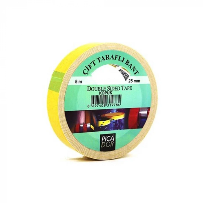 Picador Bant Çift Taraflı Köpük 25x5 m Force