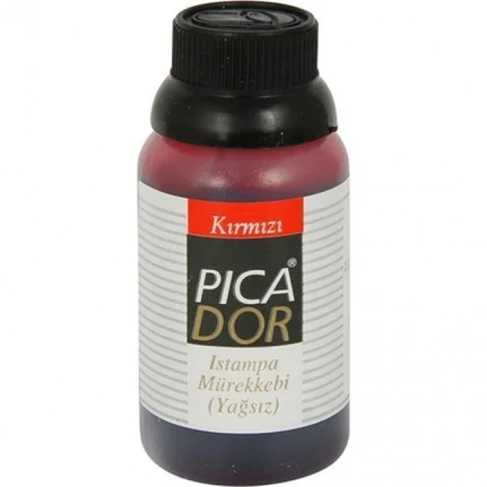 Picador Kırmızı Istampa Mürekkebi Yağsız 30cc