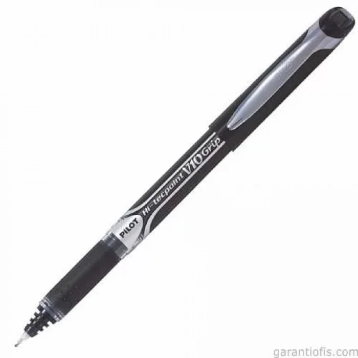 Pilot Hi-tecpoint V10 Grip Siyah İğne Uçlu Roller Kalem (1,0mm)