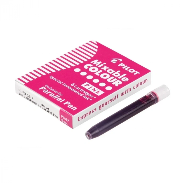 Pilot Parallel Pen Orijinal Kartuş Pembe 6lı