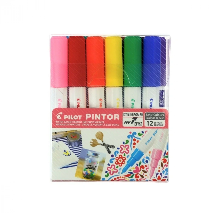 Pilot Pintor Marker Kalem Seti 12li EF Basic