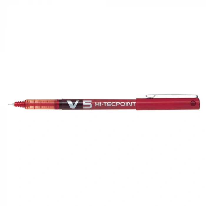 Pilot V5 İğne Uçlu Roller Kalem Kırmızı BX V5 R