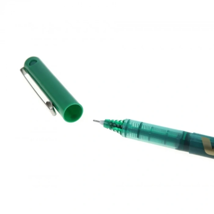 Pilot V7 Hi-Tecpoint Yeşil İğne Uçlu Roller Kalem