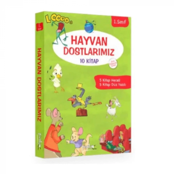 Pinokyo  1. Sınıf Hayvan Dostlarımız 10’lu Set