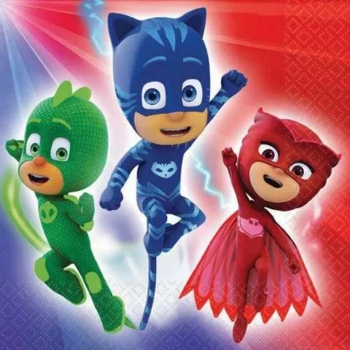 Pj Mask 20 Li Kağıt Peçete