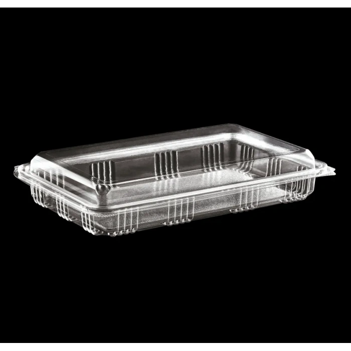 Plastik 500 Gr. Baklava / Ekler Kap 100 Adet.