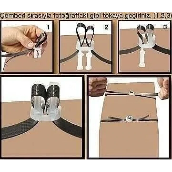 Plastik Çember Tokası - 1000 Adet