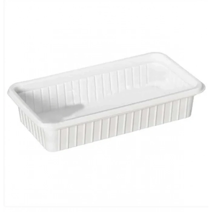 Plastik Dondurma Kabı Beyaz 500 Gr ( 500 Adet )