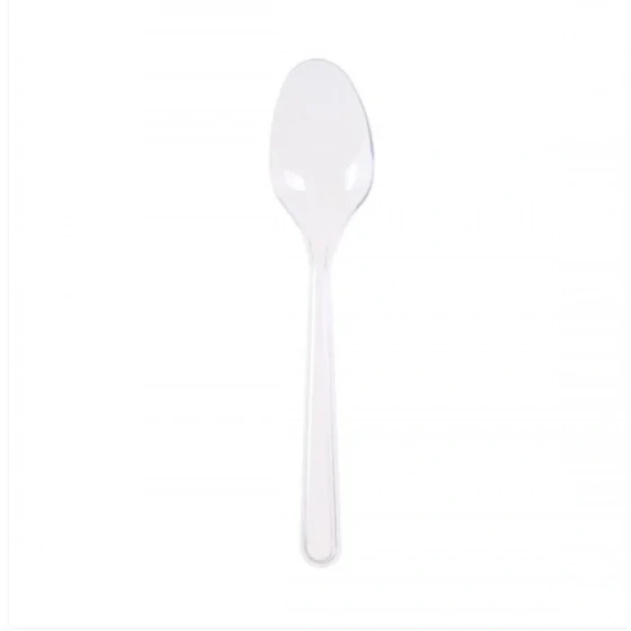 Plastik Sup Kaşık Şeffaf ( 6000 Adet )